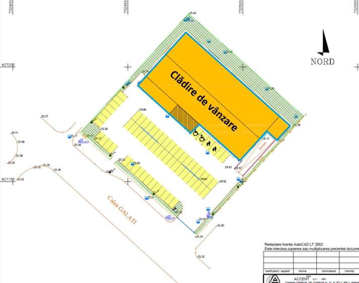 Teren Construcții intravilan de 4705 mp, în Calea Galați