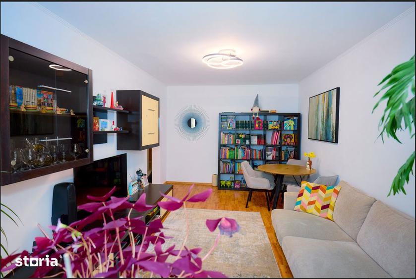Apartament cu 3 camere decomandat, mobilat în Rahova