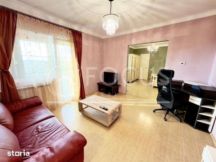 Apartament cu 2 camere semidecomandat, mobilat în Dorobanți