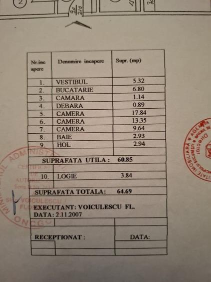 Apartament cu 3 camere decomandat în Dristor