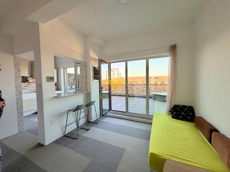 Apartament cu 2 camere semidecomandat, mobilat în Florești