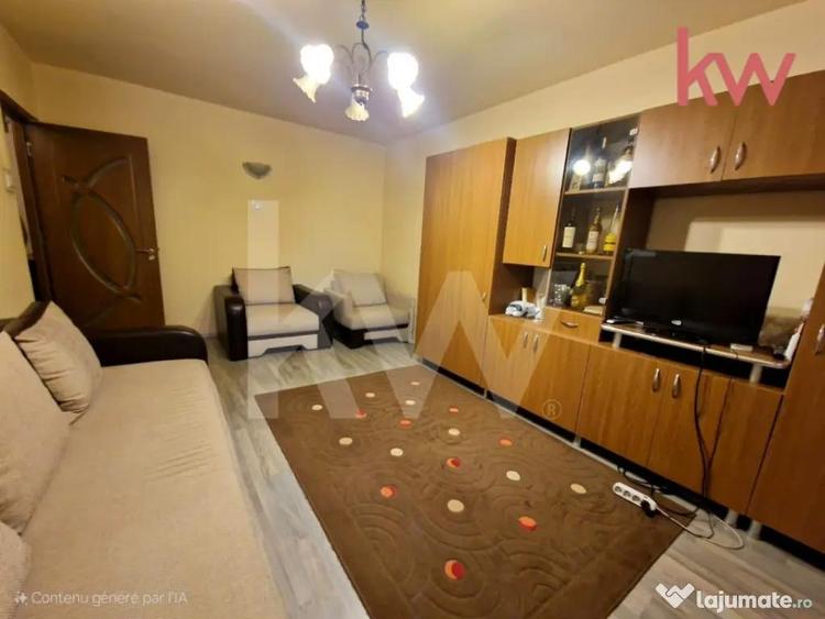 Apartament cu 2 camere decomandat, mobilat în Central