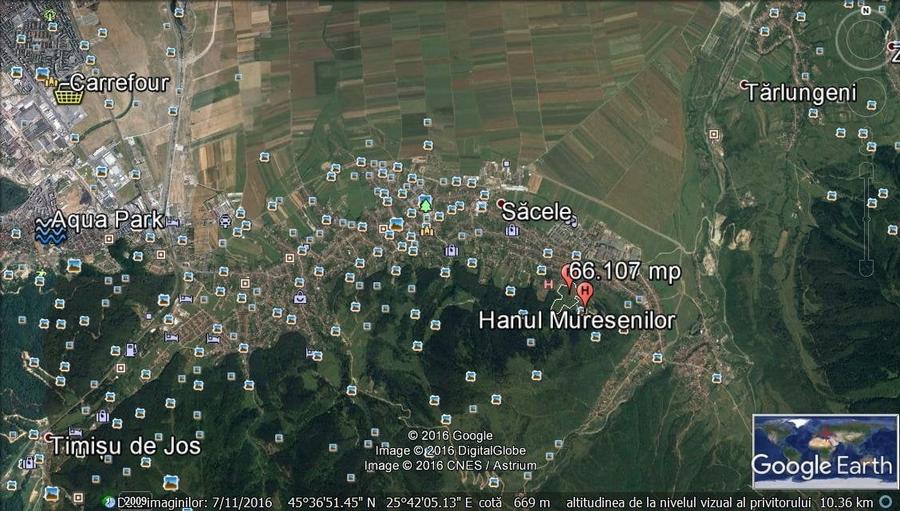 Teren intravilan de 66107 mp, în Săcele