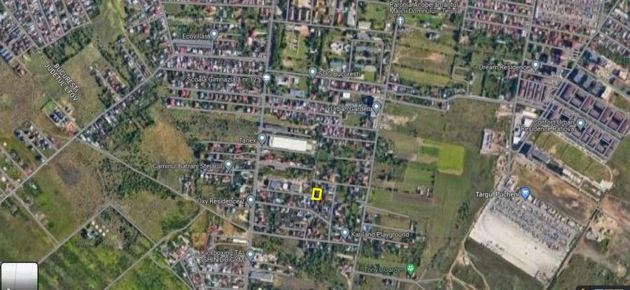 Teren Construcții intravilan de 1204 mp, în Rahova