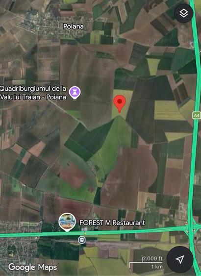 Teren de 9000 mp, în Valu lui Traian