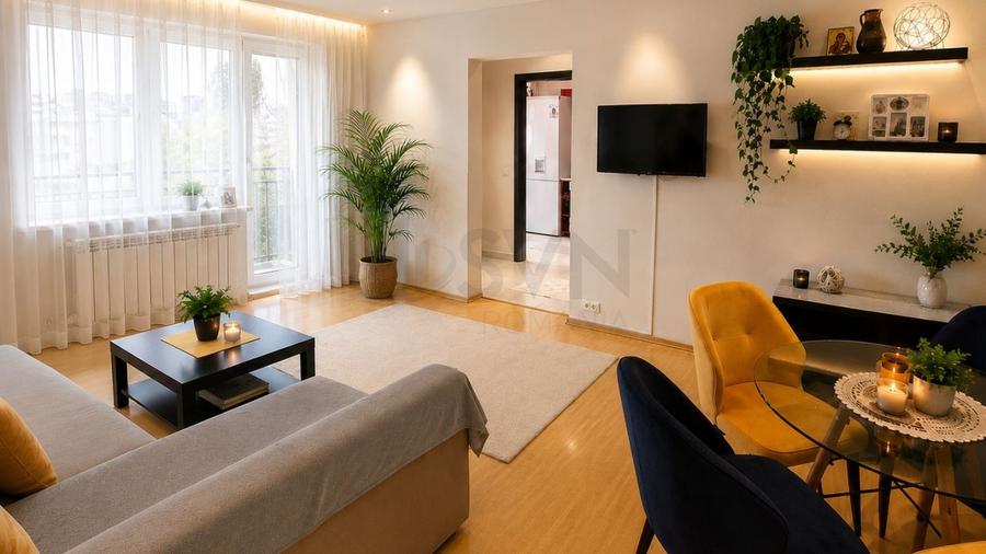 Apartament cu 2 camere semidecomandat, mobilat în Grivița