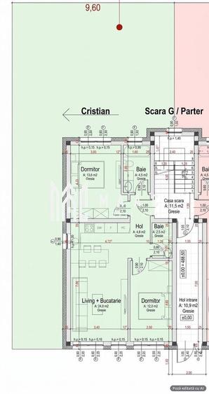 Apartament cu 3 camere decomandat, mobilat în Turnișor