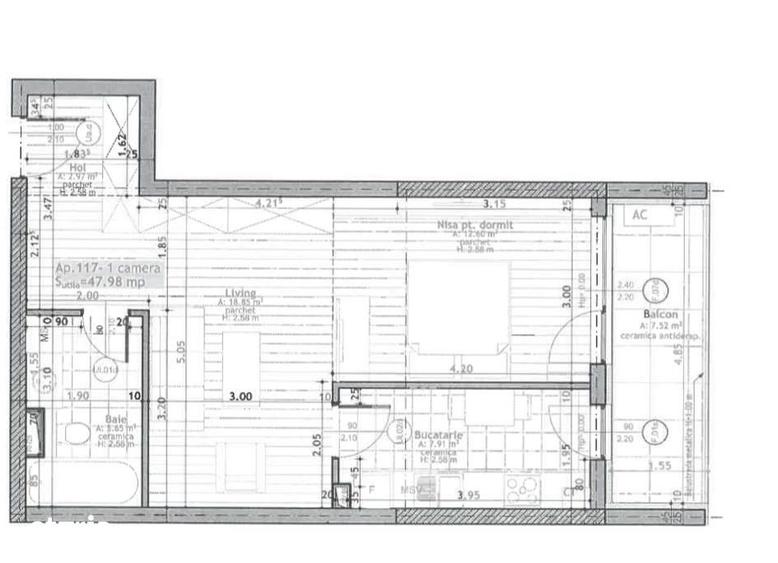 Vanzare Apartament 1 camera cu nisa de dormit, Scala Frunzisului - 4
