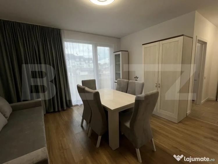 Apartament cu 3 camere semidecomandat, mobilat în Florești