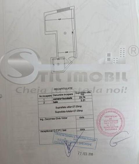 Garsonieră decomandată în Tătărași