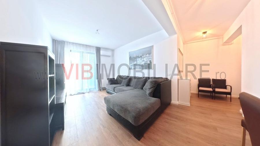 Apartament cu 2 camere semidecomandat, mobilat în Străulești