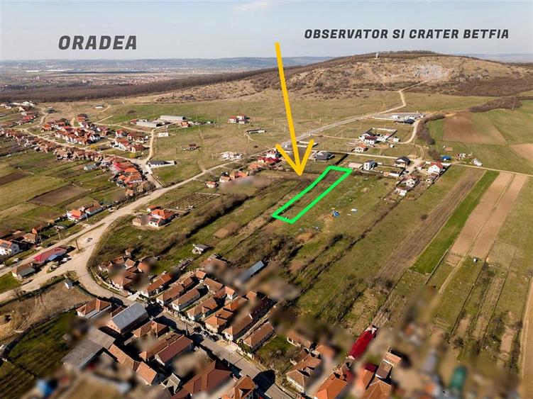 Teren intravilan de 1966 mp, în Betfia