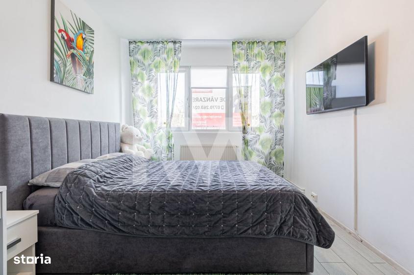 Apartament cu 3 camere semidecomandat, mobilat în Astra