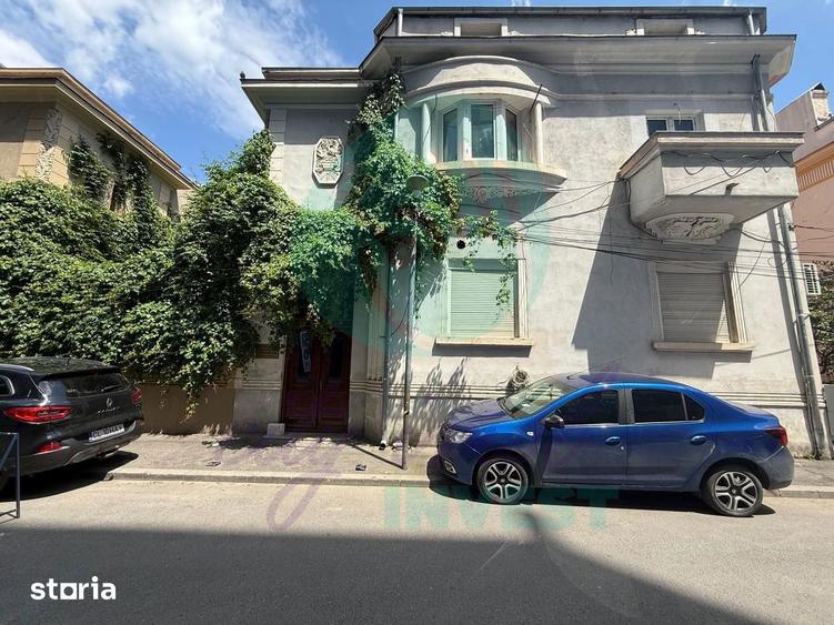 Parter in vila interbelica langa Pia?a Victoriei | Gradina ?i farmec a - 1