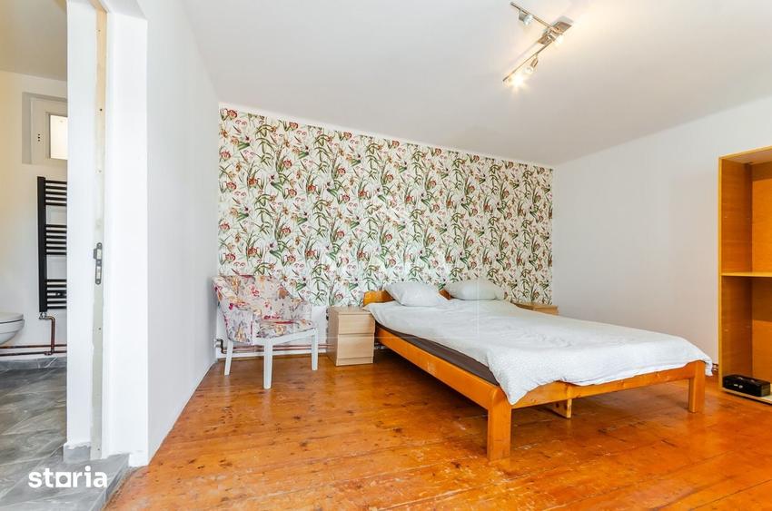 Casă cu 2 camere cu Teren 380 Mp în Central