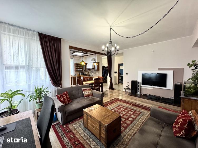 Apartament 3 camere cu curte de 105mp si beci, parter de vila, Rosu - 14