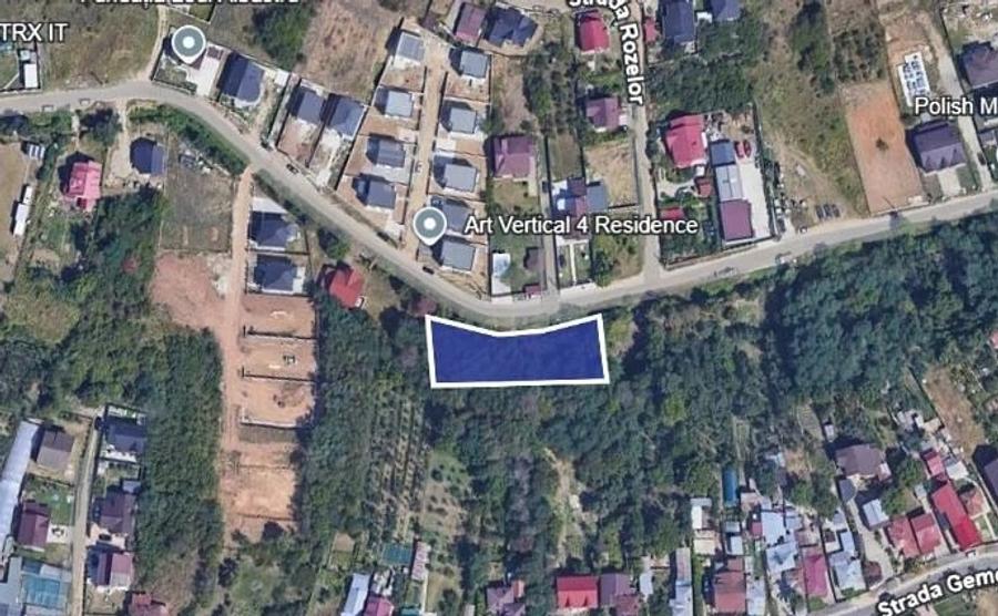 Teren intravilan 1299 MP Geamana, Pitesti zona excelenta, toate utilitatile - 2
