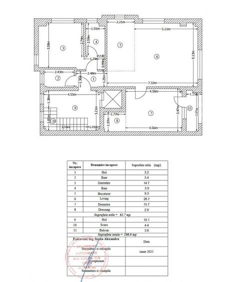 Apartament cu 3 camere decomandat în Băneasa — fotografia 3