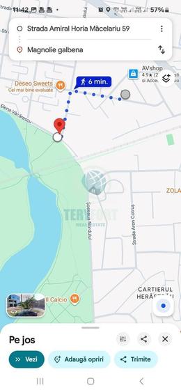 Apartament cu 3 camere decomandat, mobilat în Herăstrău