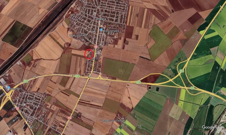 Teren Construcții intravilan de 480 mp, în Cumpăna