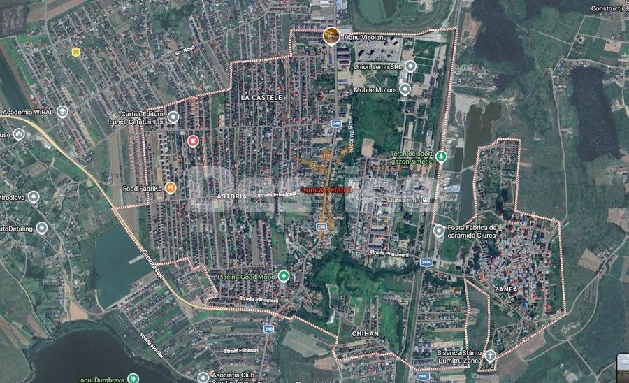Teren Construcții intravilan de 1000 mp, în Lunca Cetățuii