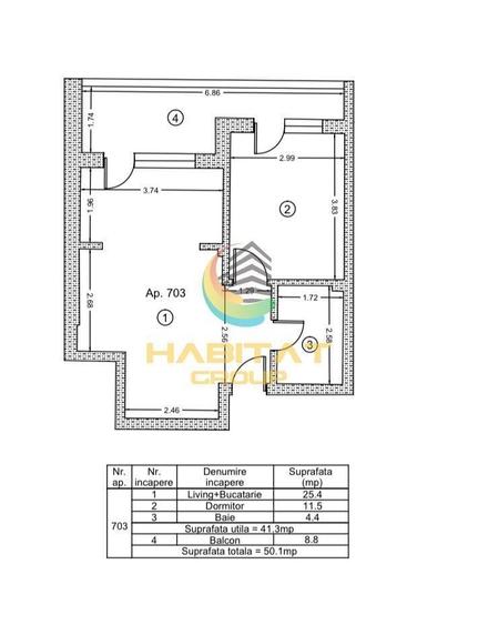 Vanzare 2 Camere Biruintei 81 aproape M Berceni - 5