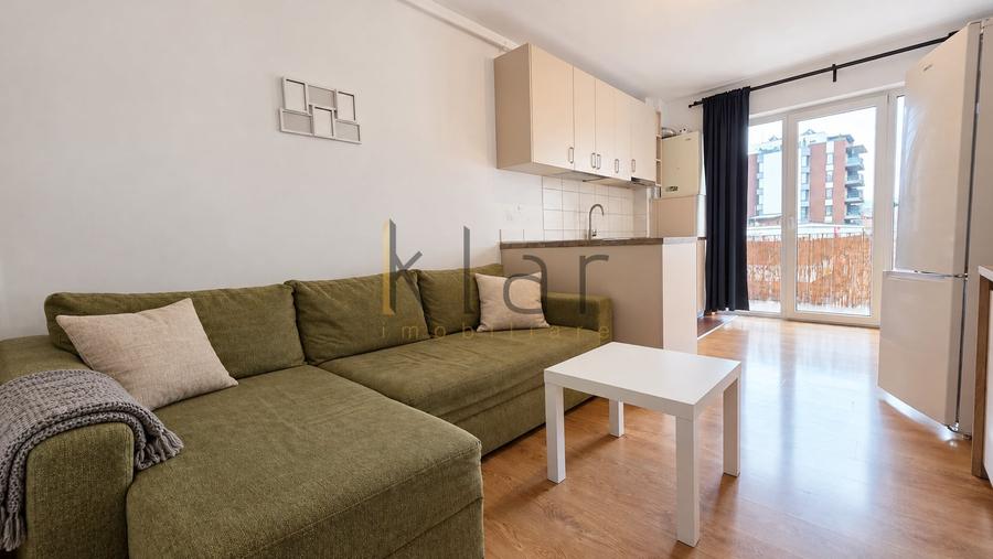 Apartament cu 2 camere semidecomandat, mobilat în Mănăștur