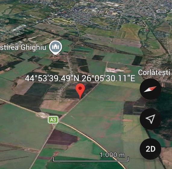 Teren de 346 mp, în Ghighiu