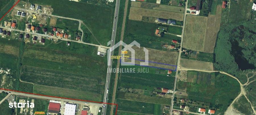 Teren de 2900 mp, în Jucu