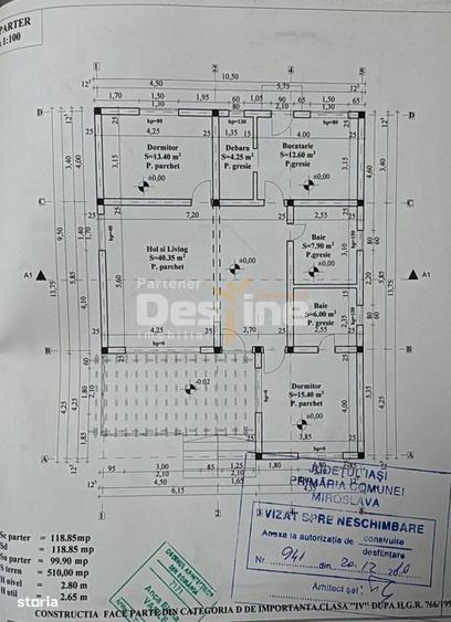 Casă cu 3 camere în Miroslava