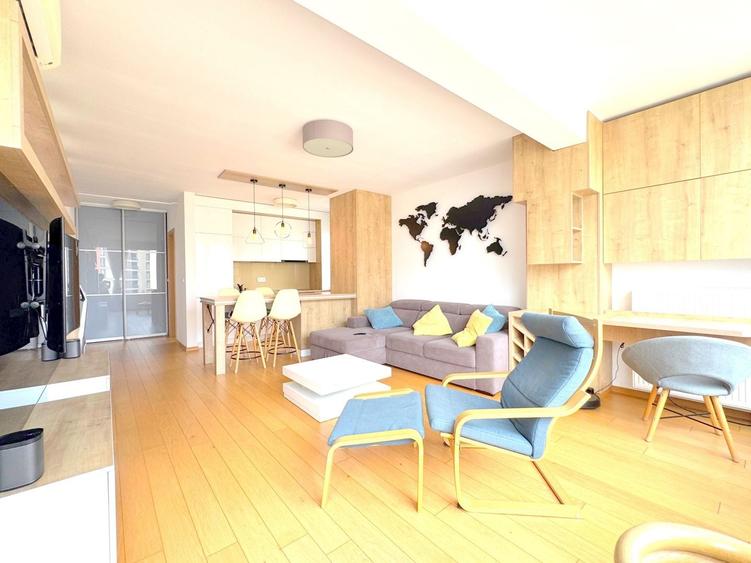 Apartament cu 2 camere semidecomandat, mobilat în Aradului
