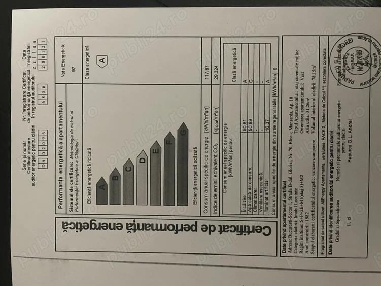 Garsonieră decomandată în Dămăroaia
