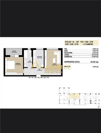 Apartament cu 2 camere decomandat în Metalurgiei