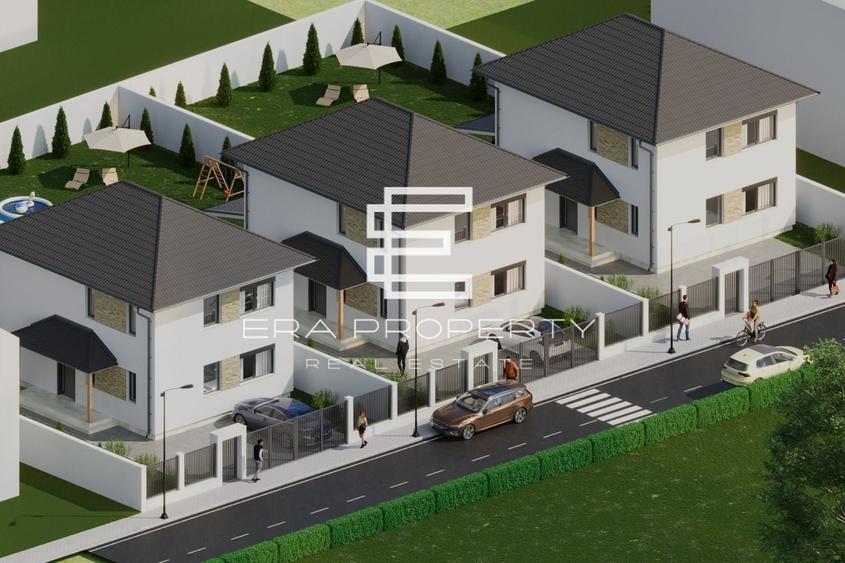 Casă individuală cu 4 camere cu Canalizare în Șura Mică