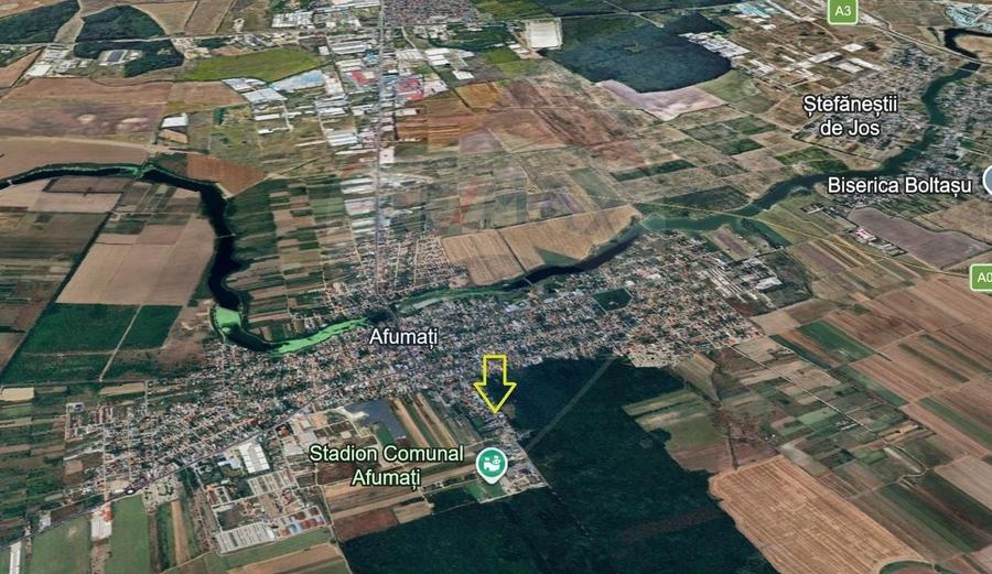 Teren Construcții intravilan de 2450 mp, în Afumați