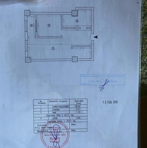 Apartament cu 2 camere nedecomandat în Păcurari