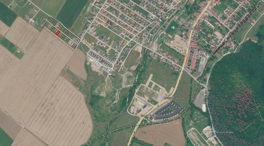 Teren Construcții intravilan de 500 mp, în Cristian