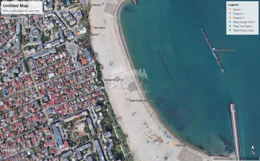 Teren Construcții intravilan de 305 mp, în Faleza Nord
