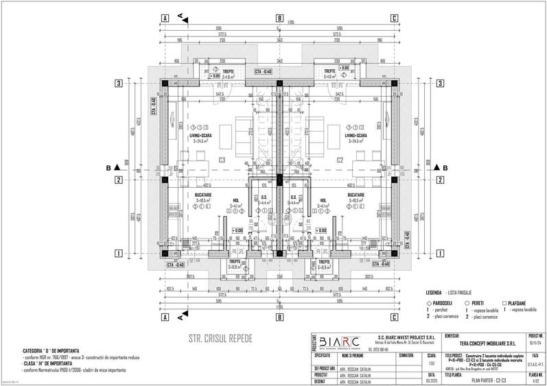 Duplex cu 3 camere cu Canalizare în Nord-Est