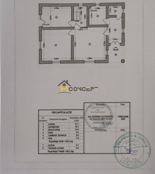 Casă individuală cu 5 camere cu Canalizare în Cornetu