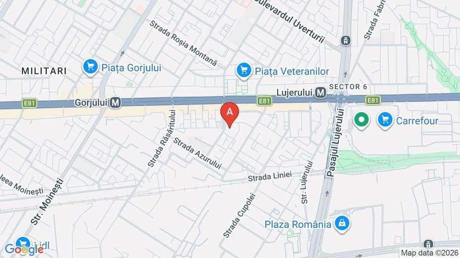 Apartament cu 2 camere semidecomandat, mobilat în Lujerului