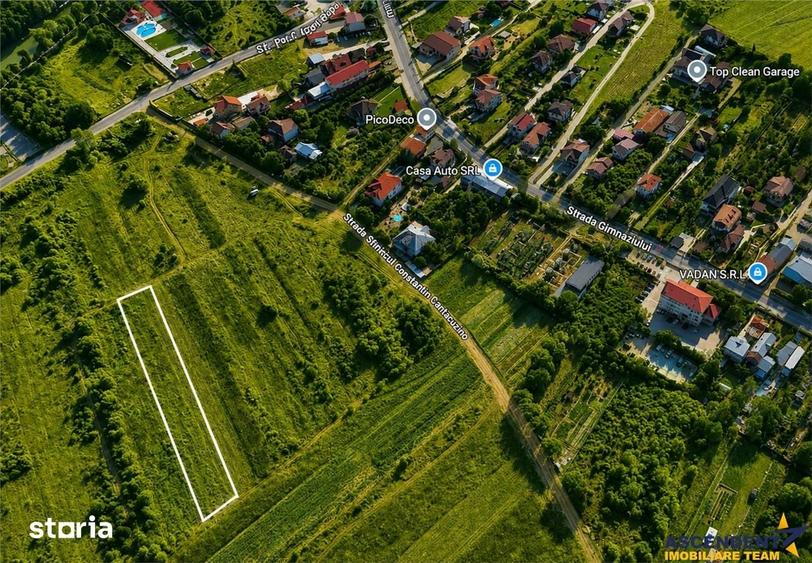 Teren de 2500 mp, în Central
