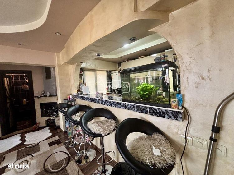Apartament cu 3 camere semidecomandat în Central