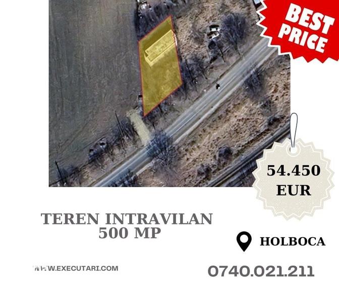 Teren intravilan - 500 mp, Holboca - 2