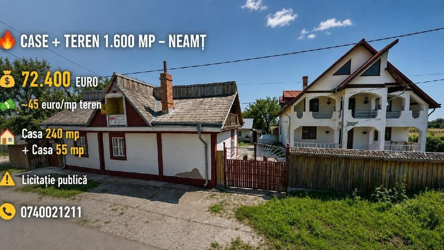 Casă individuală cu 5 camere cu Teren 1600 Mp în Timișești