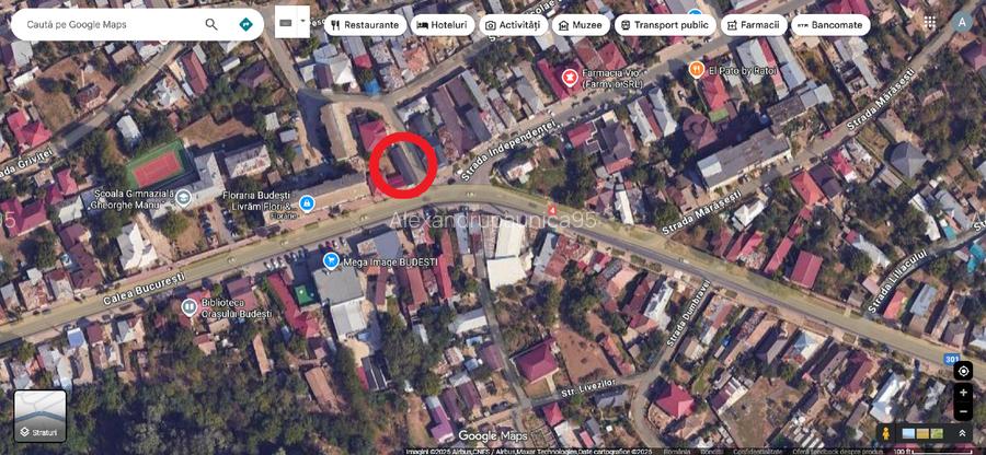 Spațiu comercial CENTRAL – DN4 Budești – 100 mp – trafic intens