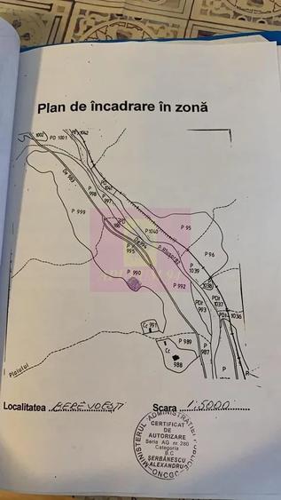 Teren de 834 mp, în Berevoești