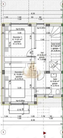 Duplex cu 4 camere cu Canalizare în Săcălaz
