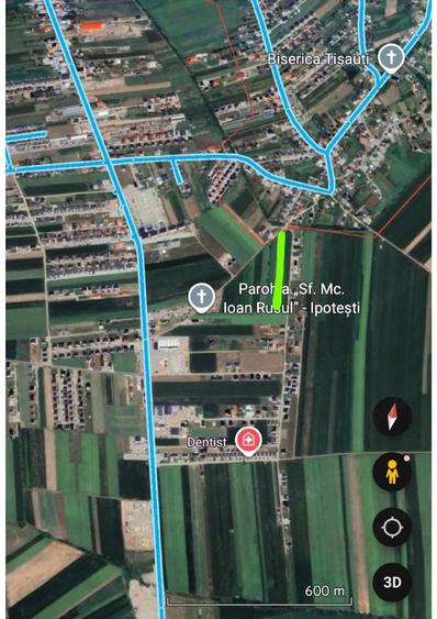 Teren de 2600 mp, în Tișăuți