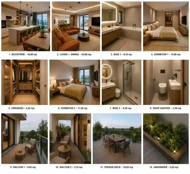 Penthouse cu 3 camere decomandat în Dacia